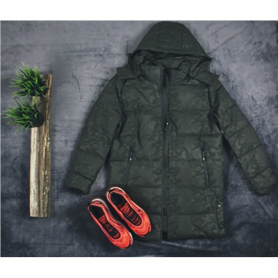 Пуховик Nike army green/como