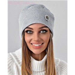 Велюр люрекс Роза Шапка (56-58)