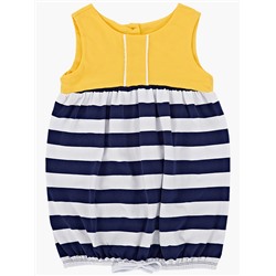 Платье  UD 1583 полос/желт