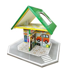 Кукольный домик быстрой сборки «Автозаправка» Серия Dream House