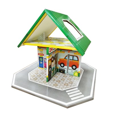 Кукольный домик быстрой сборки «Автозаправка» Серия Dream House