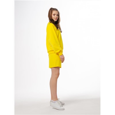 Костюм женский: свитшот + шорты YELLOW
