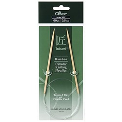 Спицы Clover Takumi круговые бамбуковые