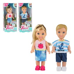 Игроленд. Кукла в повседневной одежде, 11,5см, ABS, полиэстер, 7х16х4см, 6 дизайнов 267-852