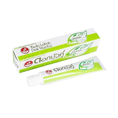 Dok Bua Ku Herbal Toothpaste ORIGINAL, Twin Lotus (Зубная паста ОРИДЖИНАЛ, Твин Лотус), 30 г.
