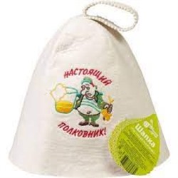 Шапка НАСТОЯЩИЙ ПОЛКОВНИК (Банные штучки)