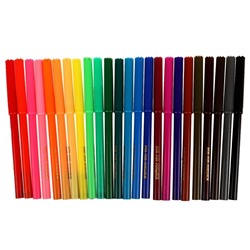 Фломастеры Ми-ми-мишки, 24 цвета, круглые