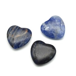 Сердце из содалита 20*20*6мм.