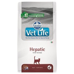 Фармина Vet Life Cat Hepatic диета для кошек при печеночной недостаточности 0,4кг 5038АГ