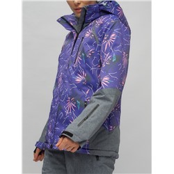 Горнолыжный костюм женский фиолетового цвета 02216F