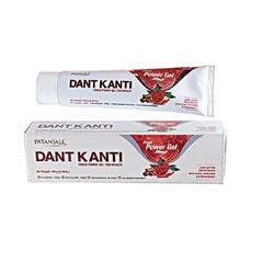 Dant Kanti FRESH POWER Gel Toothpaste, Patanjali (Дант Канти СИЛА СВЕЖЕСТИ гелевая зубная паста, Патанджали), 150 г.
