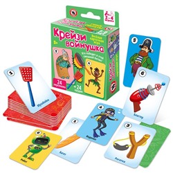 Игра настольная Карточная "Крейзи войнушка" 52 карты 04696 Русский стиль