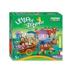 Развивающая игра "Цифры и формы" (Умные кубики) 5+ 87405, 87405
