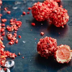 Клубника сублимированной сушки, кусочки 3-5 мм, 250 гр