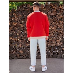 Бомбер "12" красный