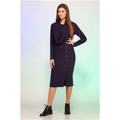 Vitol Fashion В-1000 синий, Платье