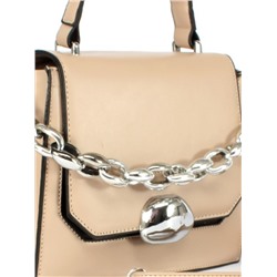 Сумка женская искусственная кожа Ch&K-8015,  1отд,  плечевой ремень,  бежевый 254502