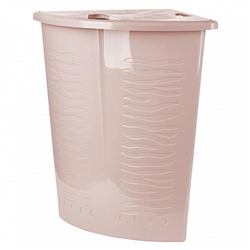 Корзина для белья Keeplex Regular с откидной крышкой угловая 40 л, 50×37×54 см KL170011005 бежевый топаз