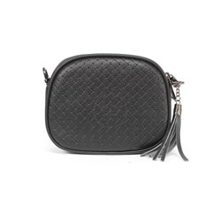 Сумка женская искусственная кожа YDR-2370-11,  3отд,  плечевой ремень,  черный 257500