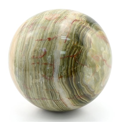 Шар из камня оникса 8 (диаметр 200мм).