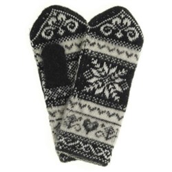 Варежки женские "Снежинка"ПП 3217-12