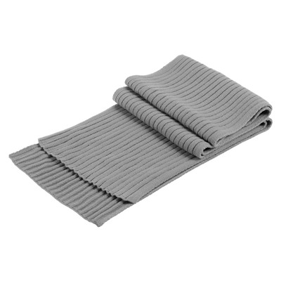 Шарф Stripes, серый