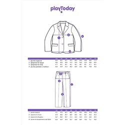 Костюм (Пиджак+Брюки) PLAYTODAY #1029582