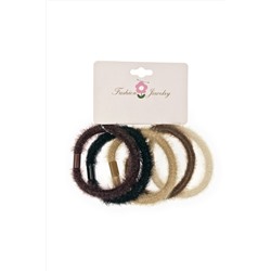 Резинки для волос 5 см (5 шт) SF-7809, ассорти №9