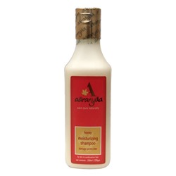 HONEY MOISTURIZING SHAMPOO damage protection, Aaranyaa (УВЛАЖНЯЮЩИЙ ШАМПУНЬ С МЁДОМ, защита от повреждений, Аараньяа), 250 мл.