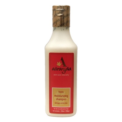 HONEY MOISTURIZING SHAMPOO damage protection, Aaranyaa (УВЛАЖНЯЮЩИЙ ШАМПУНЬ С МЁДОМ, защита от повреждений, Аараньяа), 250 мл.