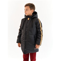 Полупальто для мальчика черный