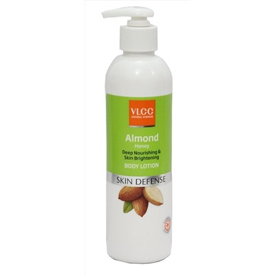 ALMOND HONEY Body Lotion, VLCC (МИНДАЛЬ И МЁД увлажняющий лосьон для тела), с дозатором, 350 мл.