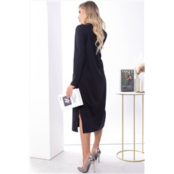 Платье "Уверенный шаг" П7265 (Темно-синее)