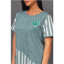 Платье женское Текс-Плюс, цвет зеленый