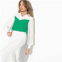 Блуза, С высоты очарования (sexy green, с поясом)