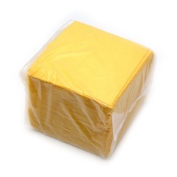 Салфетки бум. 24*24 100шт.D/ Интенсив желтые