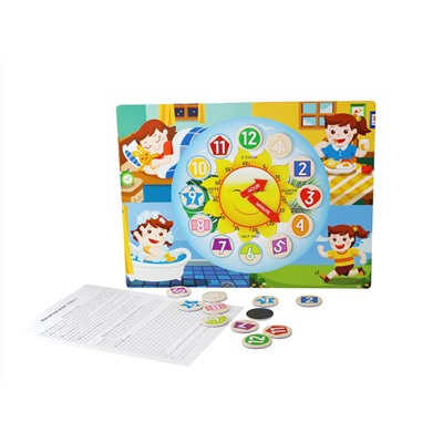 Магнитная игра «Часы»