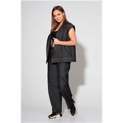 Liona Style 868 черный, Брюки,  Жилет