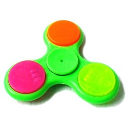 Антистресс Hand Spinner Спиннер светящийся 8см зеленый SH 999367