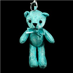 Гипюровый мишка-брелок