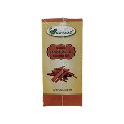 SANDALWOOD Natural Essential Oil, Karmeshu (САНДАЛОВОЕ ДЕРЕВО натуральное эфирное масло, Кармешу), 10 мл.