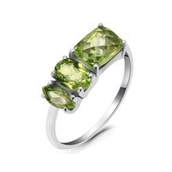 Кольцо из серебра перидот, Симфония