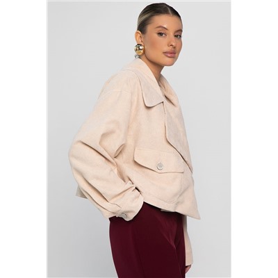 Жакет укороченный Динара (бежевый) Б14326-39М