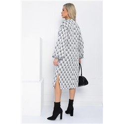 Платье Домино (светло-серое) П12763-18М