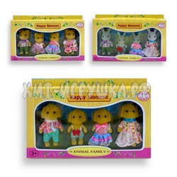 Набор фигурок ANIMALS FAMILY Семья 4 героя в ассортименте B1005/MBE18-5, B1005/MBE18-5