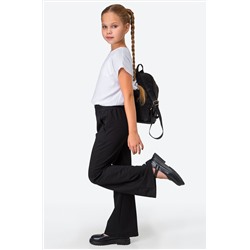 Брюки-клеш для девочки из футера Happyfox