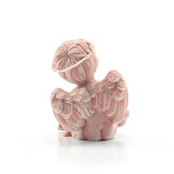 Фигурка из мрамолита "Ангелочек LOVE"  50*54*70мм