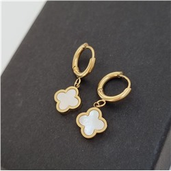 Серьги, покрытие сталь, цвет золото, 011022, арт.847.138