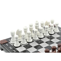 Шахматы подарочные из камня гранит 350*350мм.