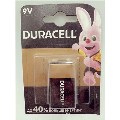 Батарека Дюрасел крона 9V, Duracell, 1 шт 760856
